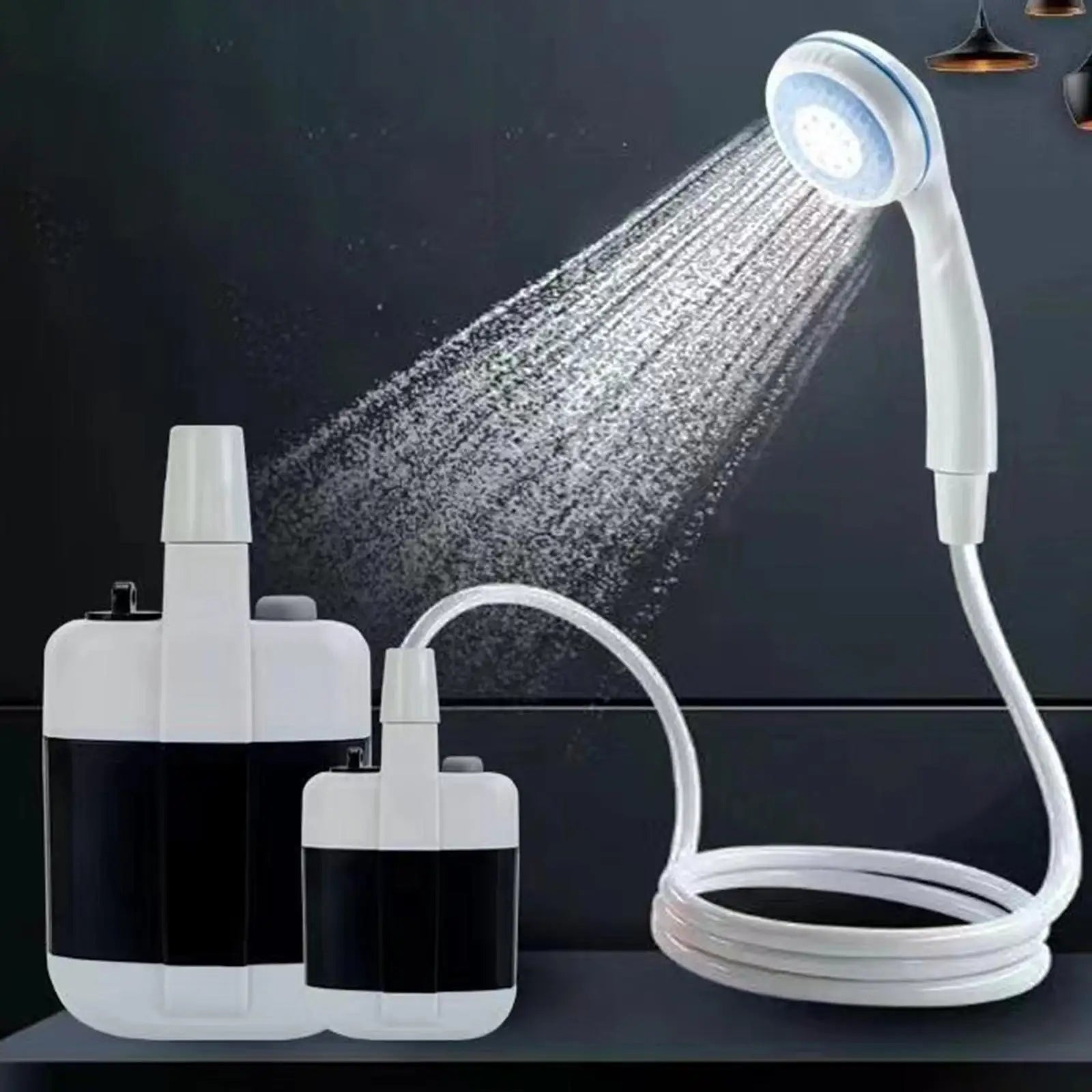 Portable Camping Shower Outdoor USB Rechargeable Electric Shower Pump for Camping Car Washing Gardening Pet Cleaning