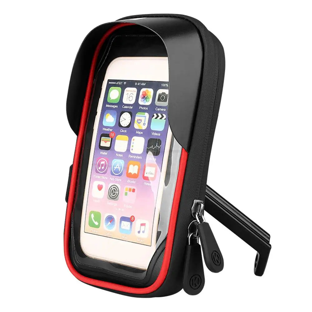 Bike Bicycle Motorcycle Mobile Phone Holder for Motor Stand Waterproof Case Bag Cover Handlebar Mount Holder for Cellphone