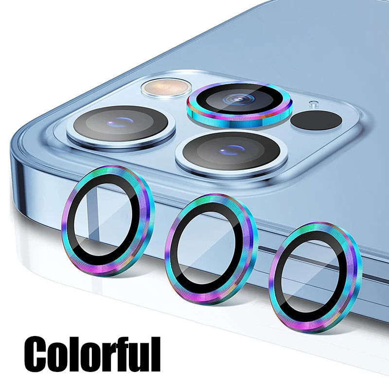 Luxury Camera Lens Protector Glass for Iphone 13 12 11 14 Pro Max Camera Protective Glass for Iphone 12 13 Back Lens Protector