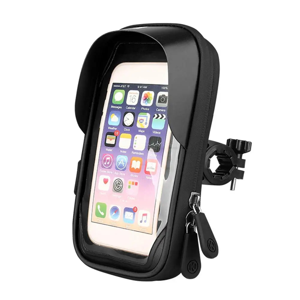 Bike Bicycle Motorcycle Mobile Phone Holder for Motor Stand Waterproof Case Bag Cover Handlebar Mount Holder for Cellphone