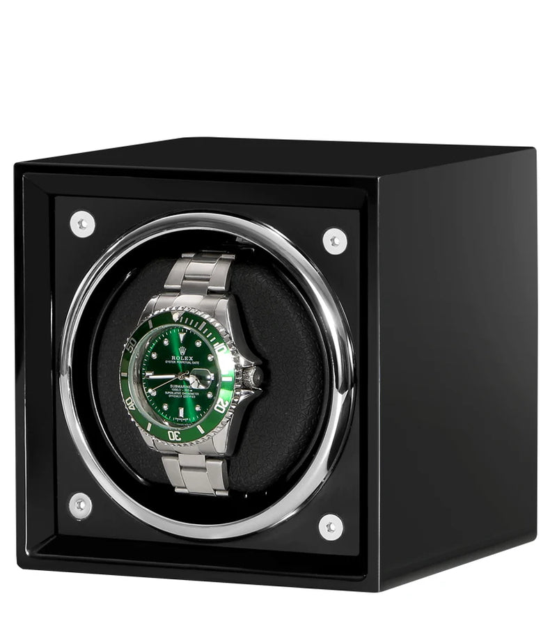 Watch Winder Box Accessories Display Mechanical Single Rotating Watch Uhrenbeweger for Men Automatic Watch