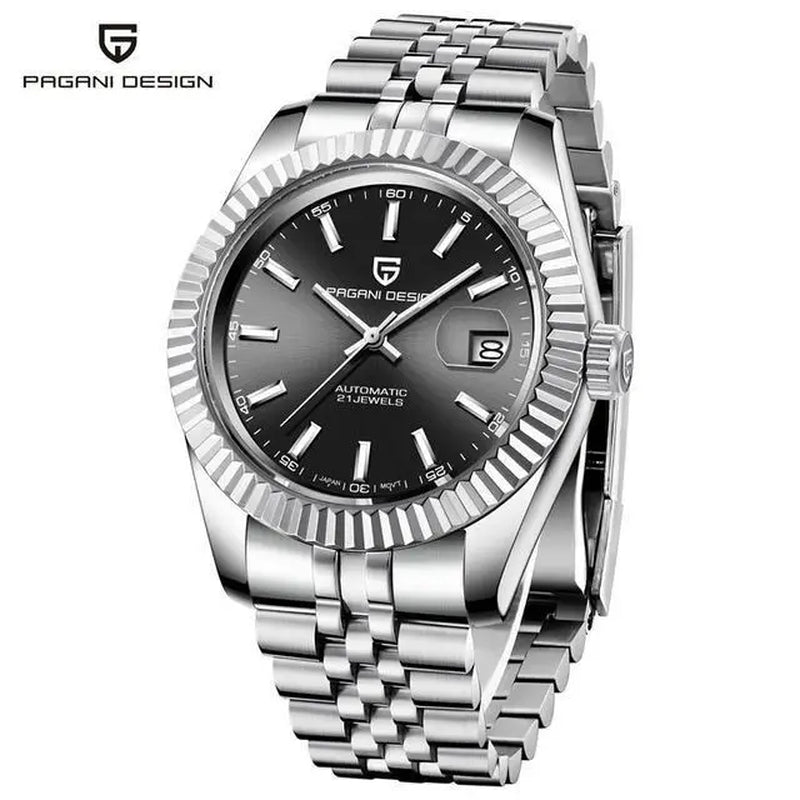 Men Mechanical Watch Luxury Automatic Watch Sport Stainless Steel 100M Waterproof Watch for Men