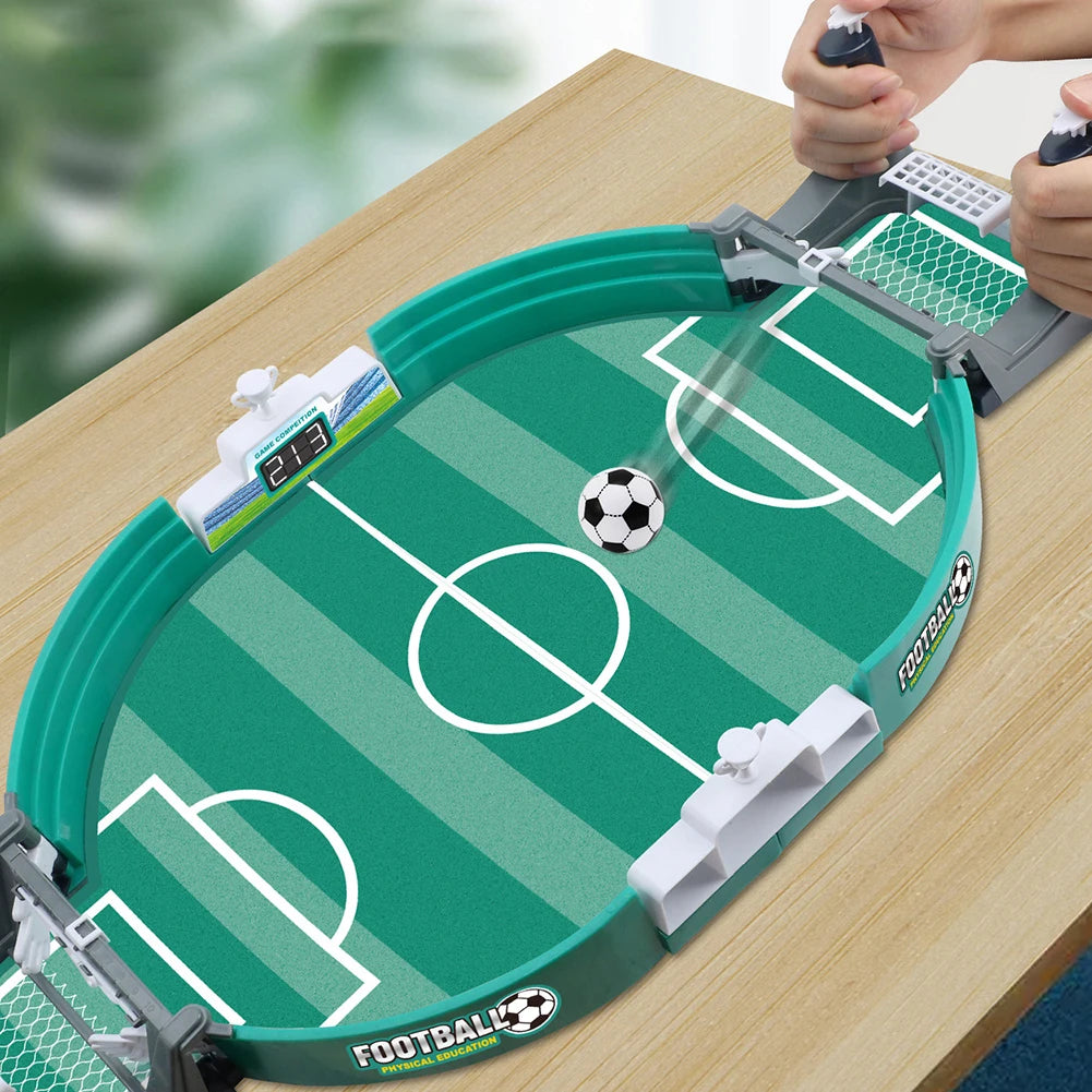 Mini Table Soccer Game Easy Installation Interactive Soccer Game Safe Sturdy Football Parent-Child Game for Children Party Gifts