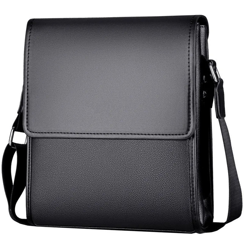 Famous Brand Men'S Messenger Bag Fashion Crossbody Bags for Male Casual Pu Leather Shoulder Bag Handbags Sac Épaule