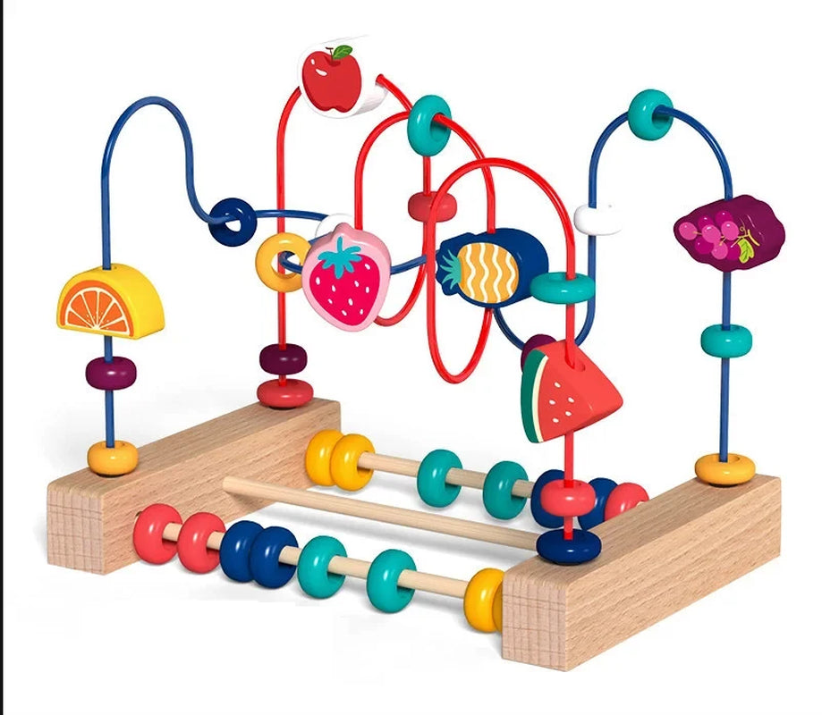 Montessori Wooden Rattles for Baby Crib Toys Baby Rattle Educational Musical Wooden Toys Children Games Baby Toys 0 12 Months