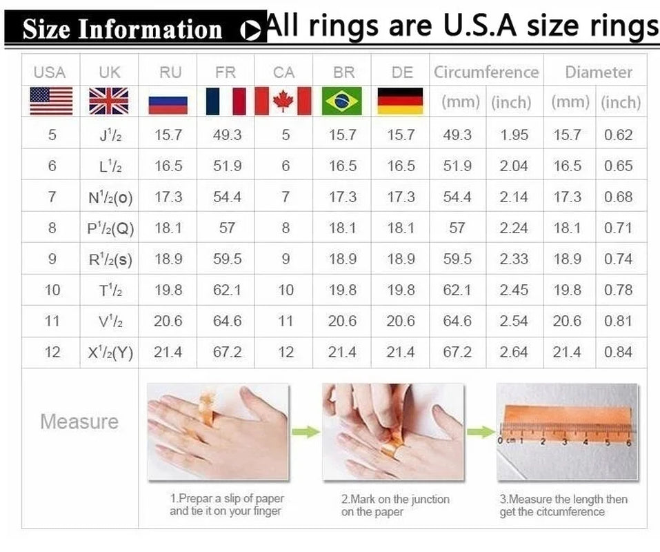 Romantic Zircon Couple Rings Stainless Steel Men'S Ring and Simple Crystal Zircon Women Rings Set Wedding Ring