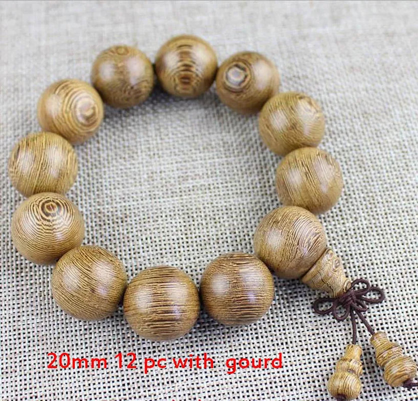 Chicken Wing Wood Buddhist Prayer Beads Tibetan Mala Buddha Bracelet Rosary Wooden Bangle Women Men Jewelry Pulseira