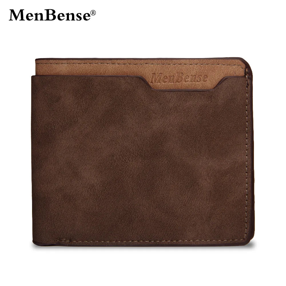 Brand Men Wallets High Quality Slim Short Male Wallet Patchwork Style Pu Leather Card Holder Purse Coin Money Bag