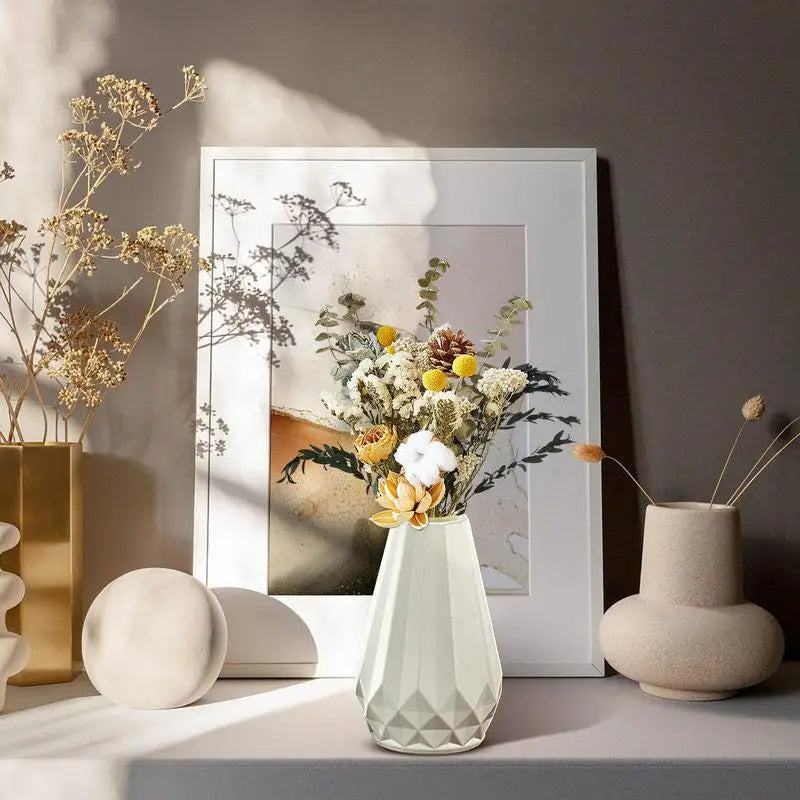 Modern Vases for Home Decor Flower Vases for Home Decor Pampas Grass Vase Vases for Flowers Bouquet for Farmhouse Modern Desk