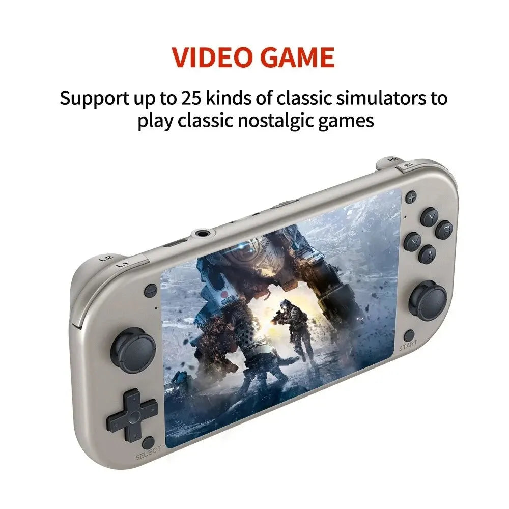 NEW M17 Retro Handheld Electronic Game Console 4.3-Inch IPS Screen Open Source Linux System PSP Video Player 64GB