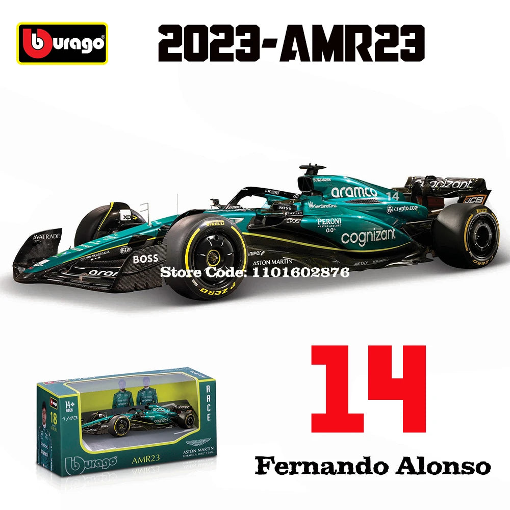 Bburago 1:43 NEW 2023 Mclaren F1 Team MCL60 4# Lando Norris 81# Oscar Piastri Formula One Alloy Super Toy Die Cast Car Model