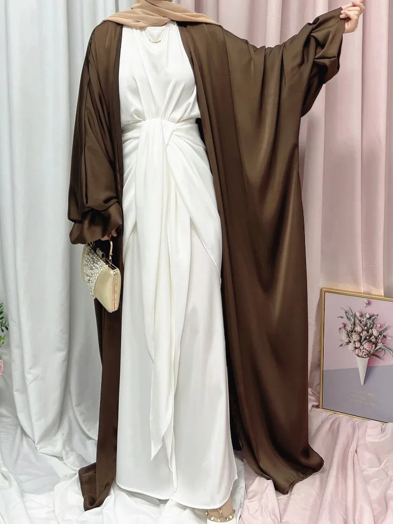 Summer Muslim Puff Sleeve Abaya Women Dress Elegant Modest Morocco Party Long Dress Islamic Turkey Dubai Eid Ramadan Jubah 2022