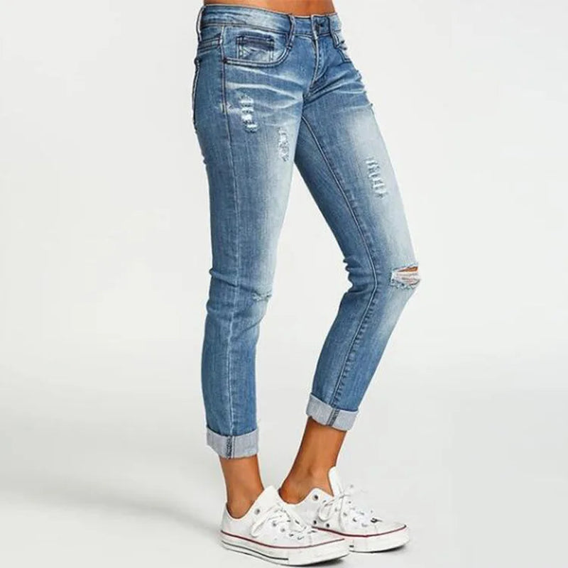 Vintage High Waisted Jeans Woman Fashionable Woman'S Jeans for Women Ripped Jeans Boyfriend Jeans Women'S Jeans Clothes