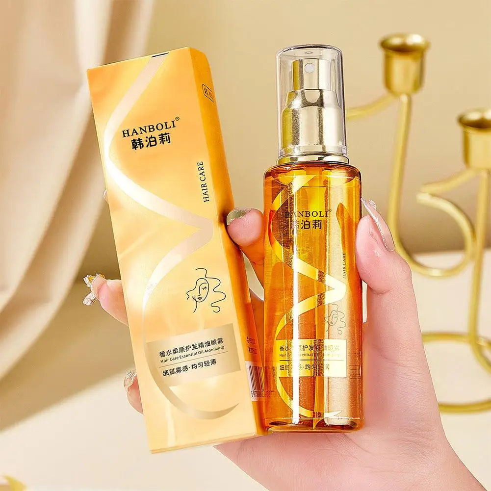 Fragrance Hair Care Essential Oil Anti-Frizz Hairs Smooth Serum Hair Oil Repair Perfume Essence Spray Aromatic Hair Care Oil