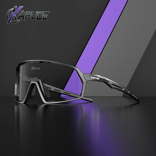 Photochromic Cycling Glasses Outdoor Bicycle Glasses UV400 Sports Goggles Men MTB Cycling Sunglasses Road Bike Glasses