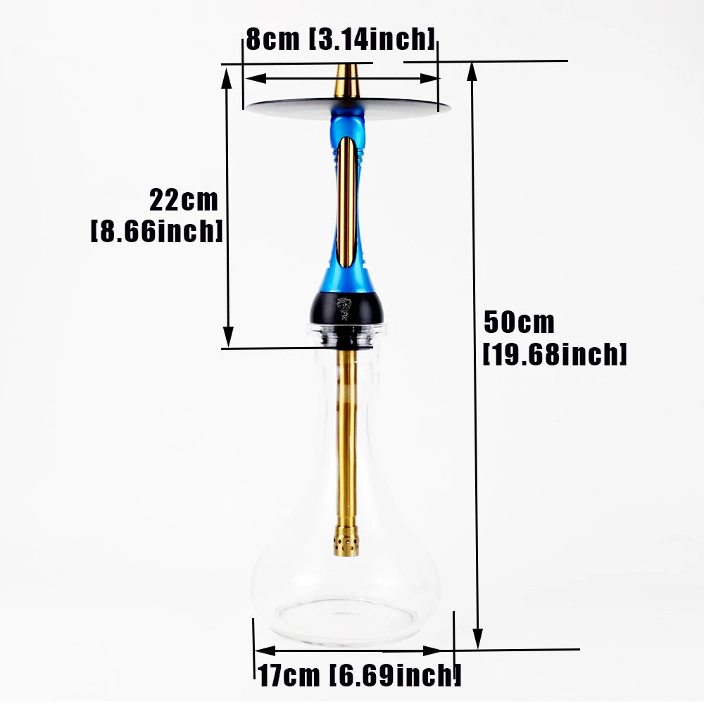 Alpha Model S Hookah Shisha Simple Removable Diffuser Stoving Paint Multicolor Hookah Stick Nargile Cachimbas Shisha Accessories