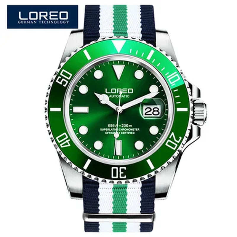 Automatic Sport Watch Men Date Luminous Seagull Mechanical Watches for Men Diving 200M Men Watch Waterproof Reloj Hombre