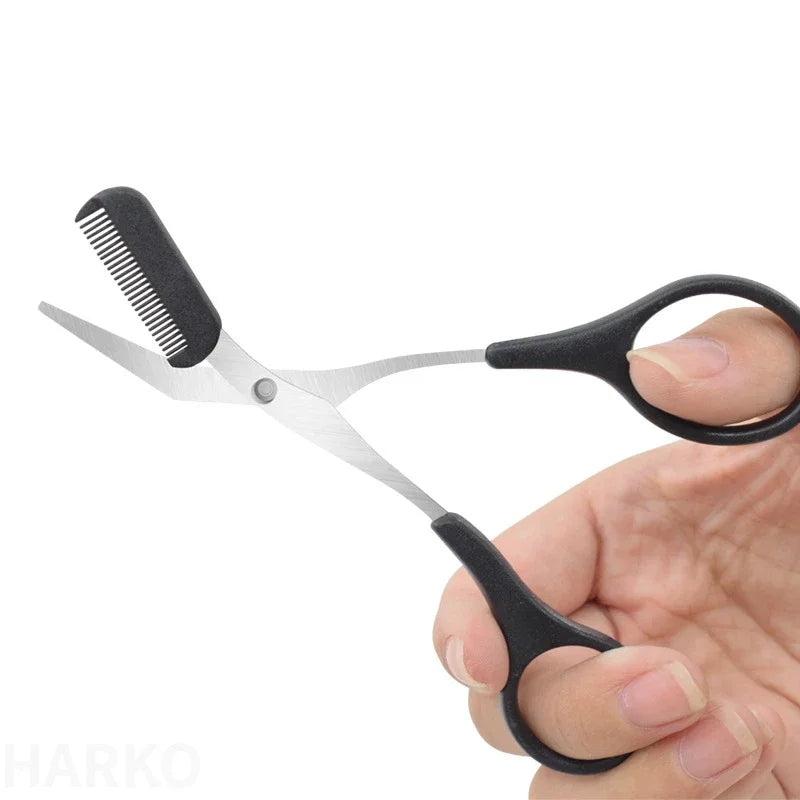 Eyebrow Trimmer Scissor Beauty Products for Women Eyebrow Scissors with Comb Stainless Steel Makeup Tools Beauty Scissors