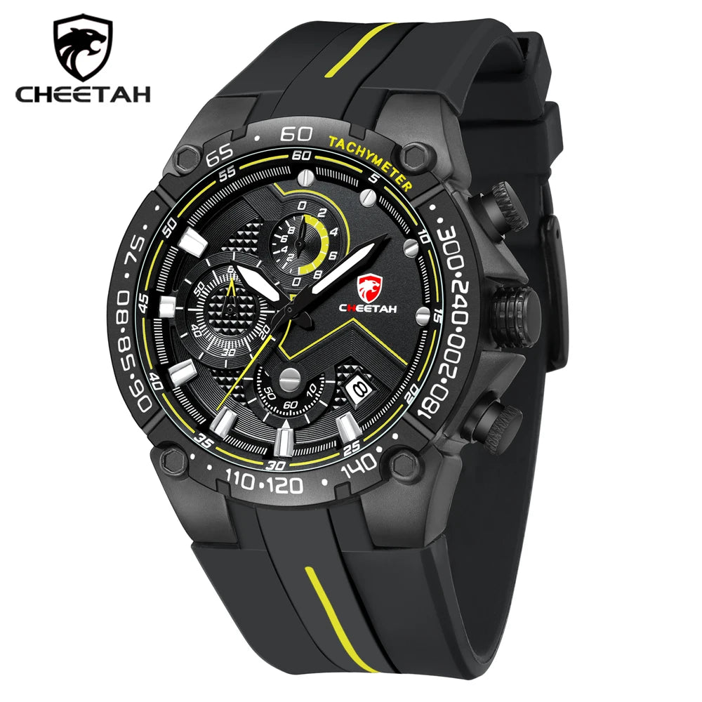 Men Watch  Fashion Luxury Business Wristwatch Silicone Waterproof Clock with Date and Luminous Function Relogio Masculino