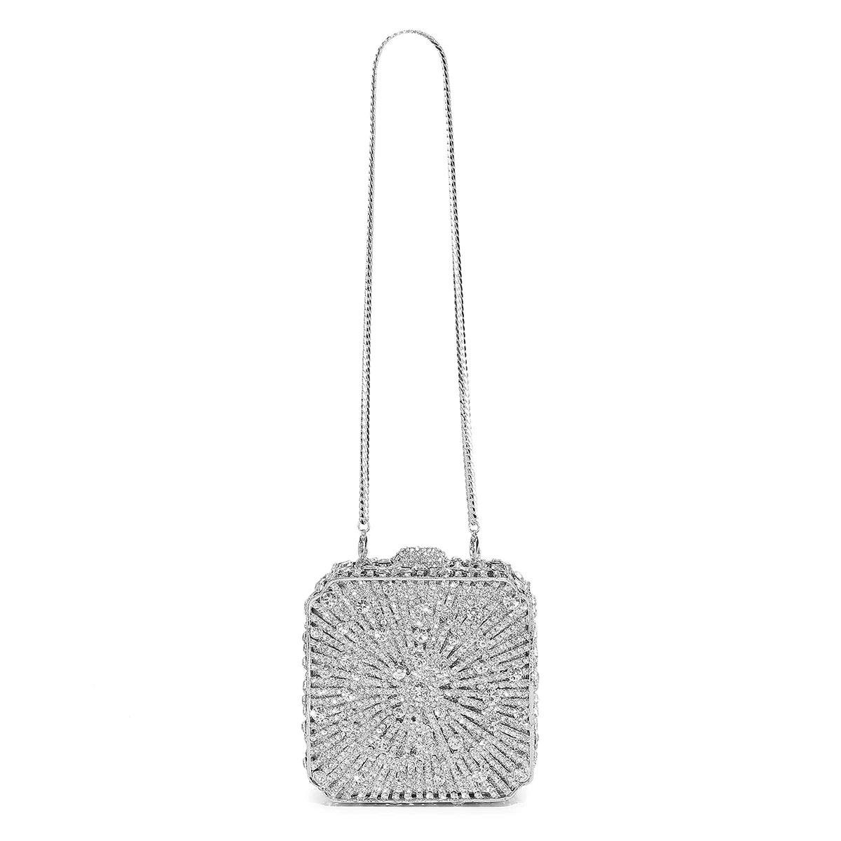 Latest Evening Clutch Bags Ladies Handbags Diamond Skull Clutch Women Evening Bags Dazzling Crystal Evening Metal Clutches