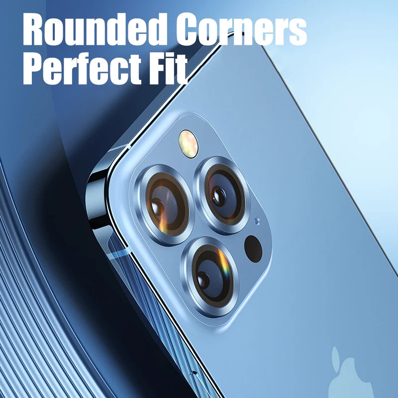 Luxury Camera Lens Protector Glass for Iphone 13 12 11 14 Pro Max Camera Protective Glass for Iphone 12 13 Back Lens Protector