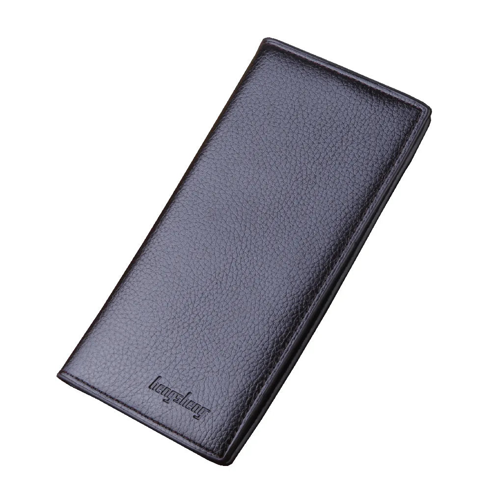 High Quality Men Wallet Long Style Credit Card Holder Male Phone Purse Zipper Large Capacity Brand PU Leather Clutch Bag for Men