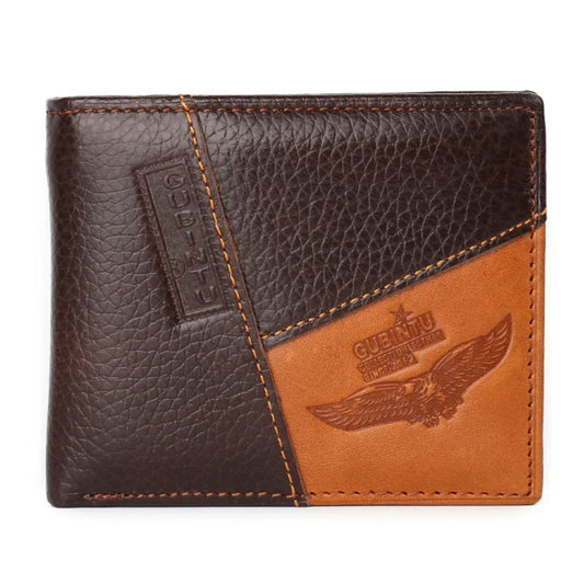 100% Cow Genuine Leather Men Wallet Many Departments Short Bifold Man Wallets Zipper Coin Pocket Card Holder Purses Male Wallets