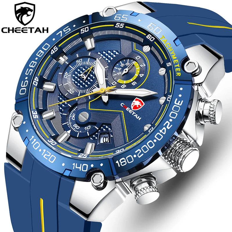 Men Watch  Fashion Luxury Business Wristwatch Silicone Waterproof Clock with Date and Luminous Function Relogio Masculino