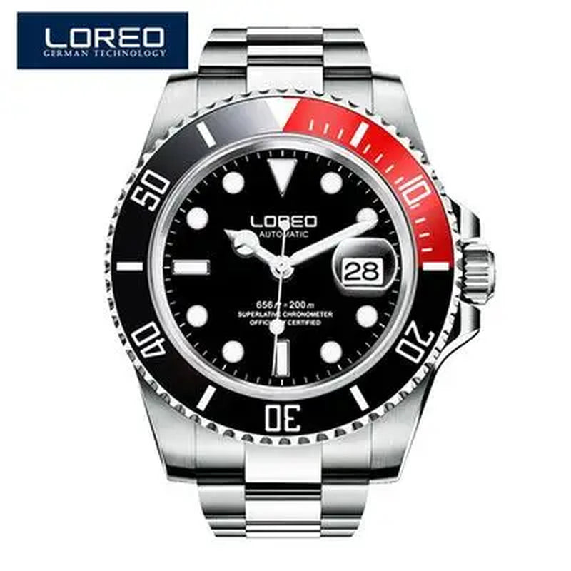 Automatic Sport Watch Men Date Luminous Seagull Mechanical Watches for Men Diving 200M Men Watch Waterproof Reloj Hombre