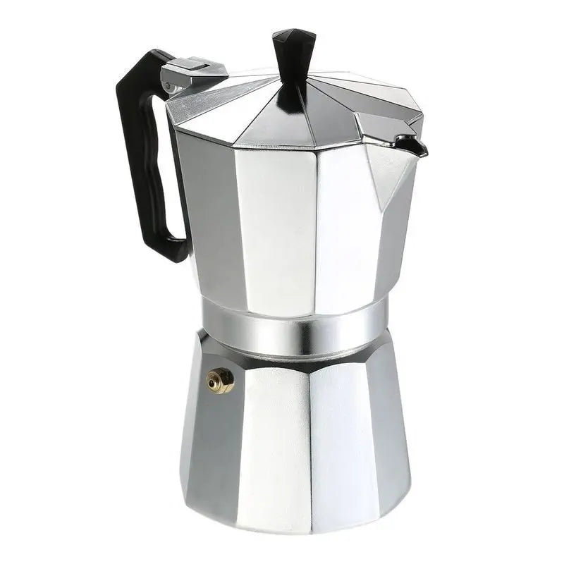 Aluminum Coffee Maker Durable Moka Cafeteira Expresso Percolator Pot Practical Moka Coffee Pot 50/100/150/300/450/600Ml