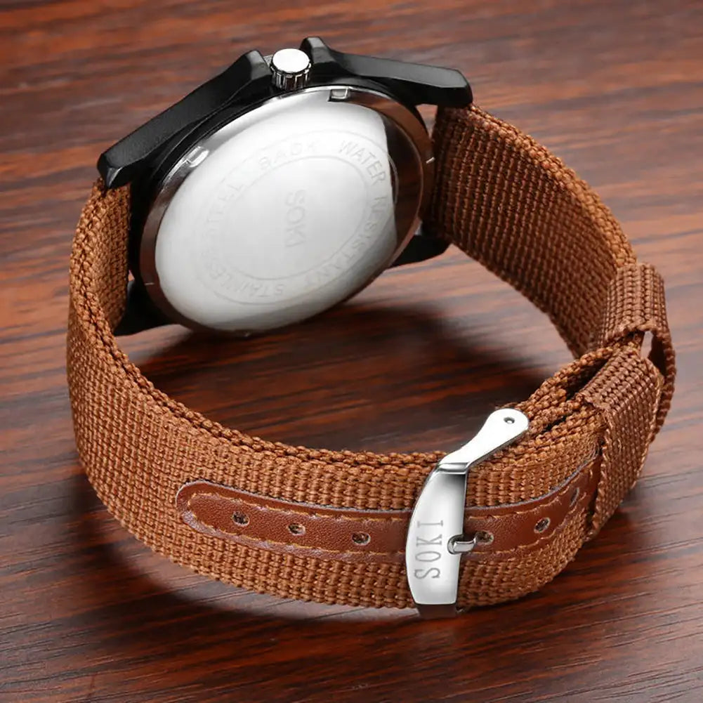 Nylon Band Men Watch Wrist Watch Quartz Men Sports Watches