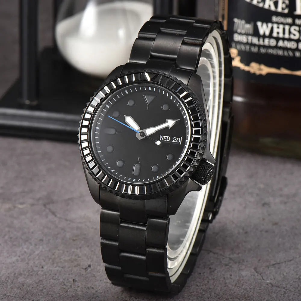 NH36 Watch SKX007  Men Watch New Men Luxury Automatic Mechanical NH35 Watch Movement Stainless Steel Waterproof Watch