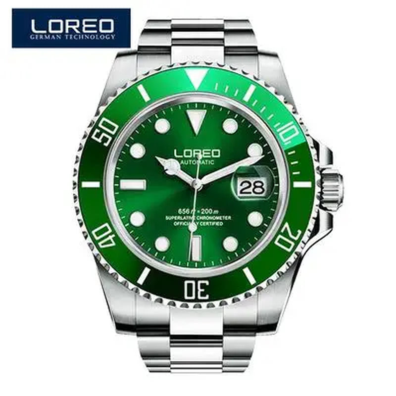 Automatic Sport Watch Men Date Luminous Seagull Mechanical Watches for Men Diving 200M Men Watch Waterproof Reloj Hombre