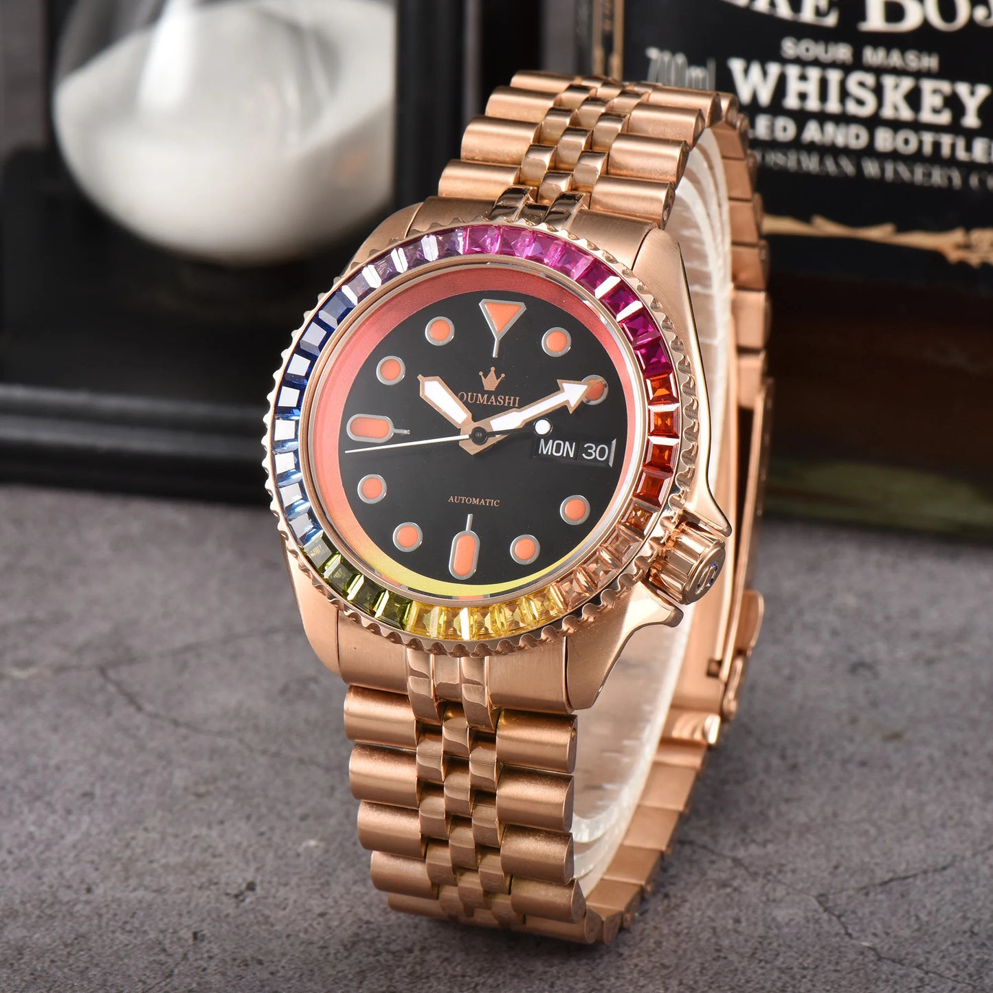 NH36 Watch SKX007  Men Watch New Men Luxury Automatic Mechanical NH35 Watch Movement Stainless Steel Waterproof Watch