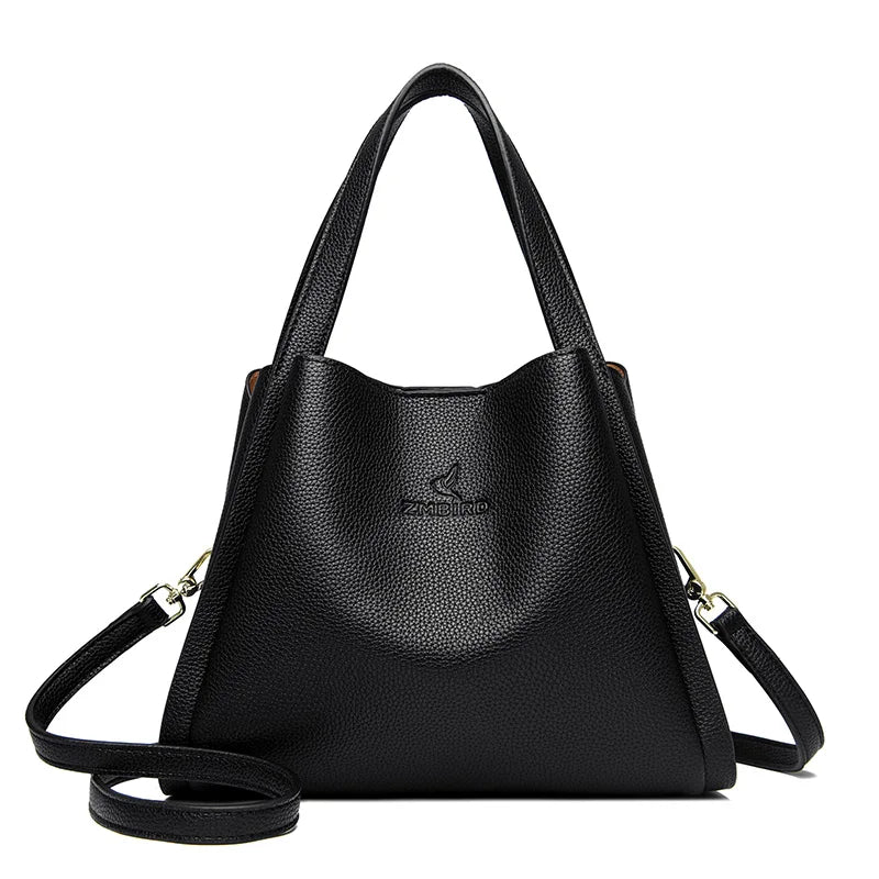 Designer Top-Handle Bag Luxury Handbags Women Leather Bags Ladies Shoulder Hand Bags for Women Female Tote Shopping Bucket Bag