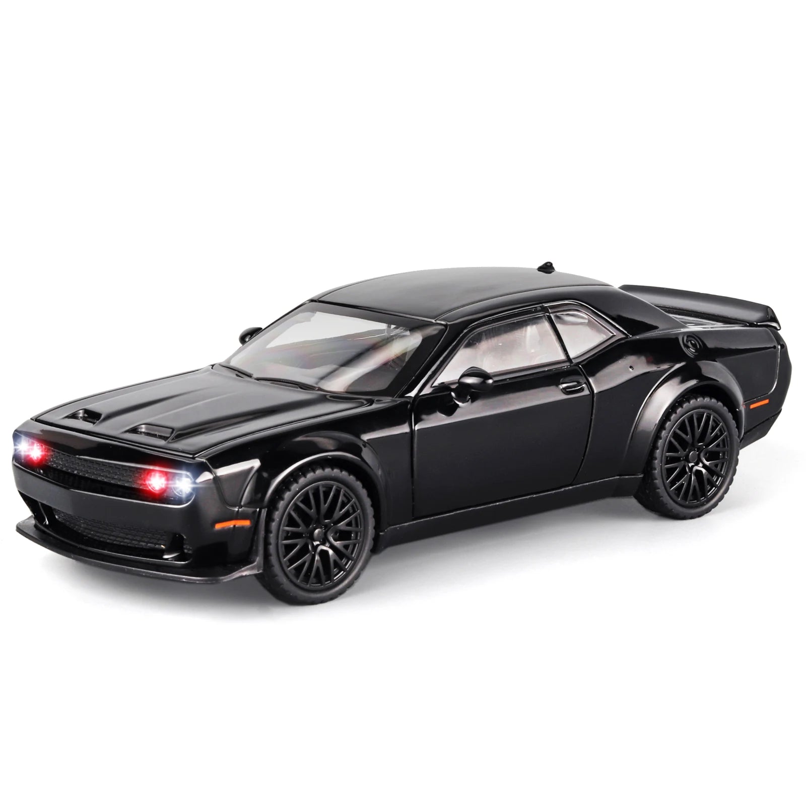 1/32 Hellcat Redeye Alloy Diecast Muscle Car Model Sound & Light Children'S Toy Collectibles Birthday Gifts Original Box Present