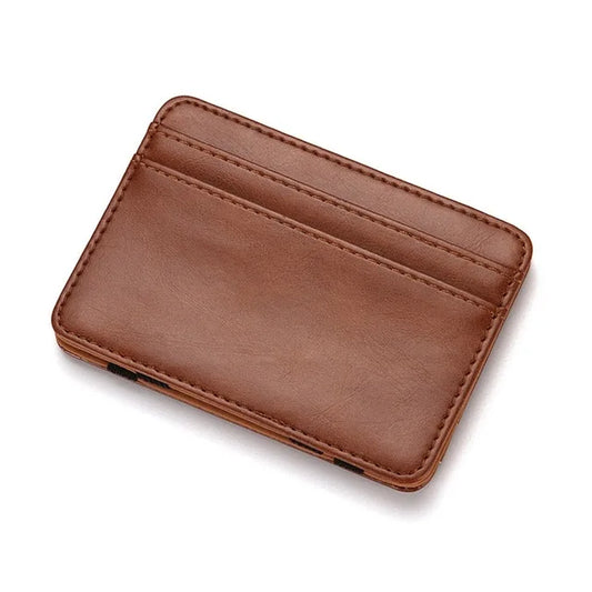 Fashion Men Slim Wallet Male Ultra Thin Short Men Magic Wallet Money Cash Card Holder Purse