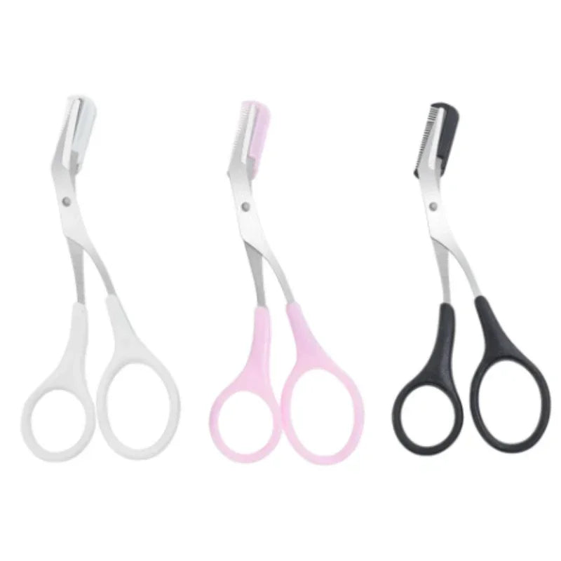 Eyebrow Trimmer Scissor Beauty Products for Women Eyebrow Scissors with Comb Stainless Steel Makeup Tools Beauty Scissors