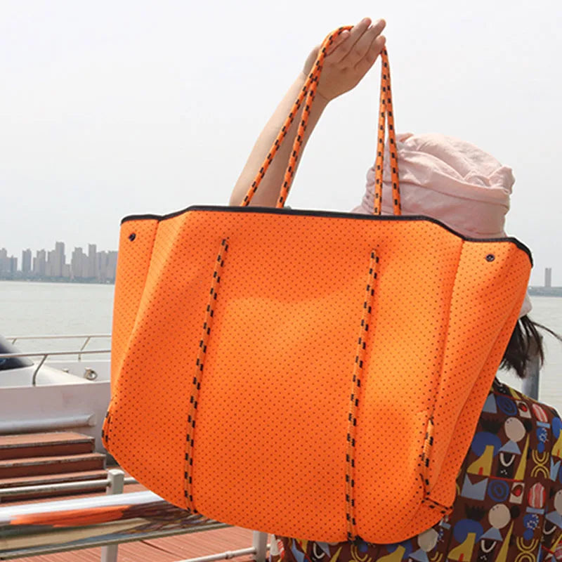 Summer Women Handbag Fasion Hollow Shopping Bag Casual Tote Bag Female Large Capacity Shoulder Bag