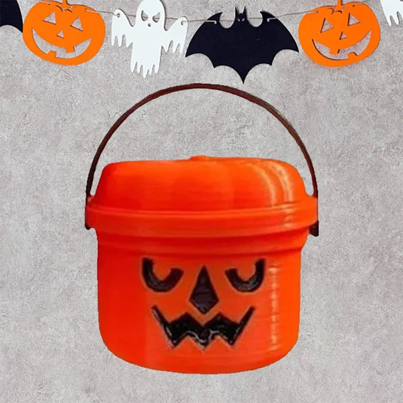 Halloween Pumpkinfor Party Favors Halloween S Small Bucket Cute Pumpkin Trick Bucket Party Holiday Decorations Accessories