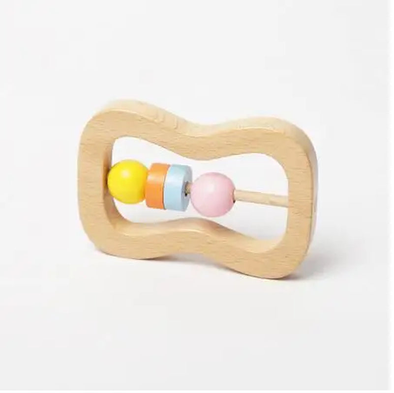 Montessori Wooden Rattles for Baby Crib Toys Baby Rattle Educational Musical Wooden Toys Children Games Baby Toys 0 12 Months