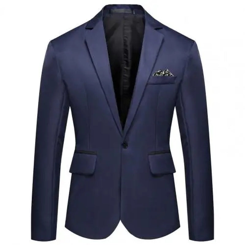 Formal Casual Formal Lapel Suit Coat for Business Men Blazer Formal Casual Formal Lapel Suit Coat for Business