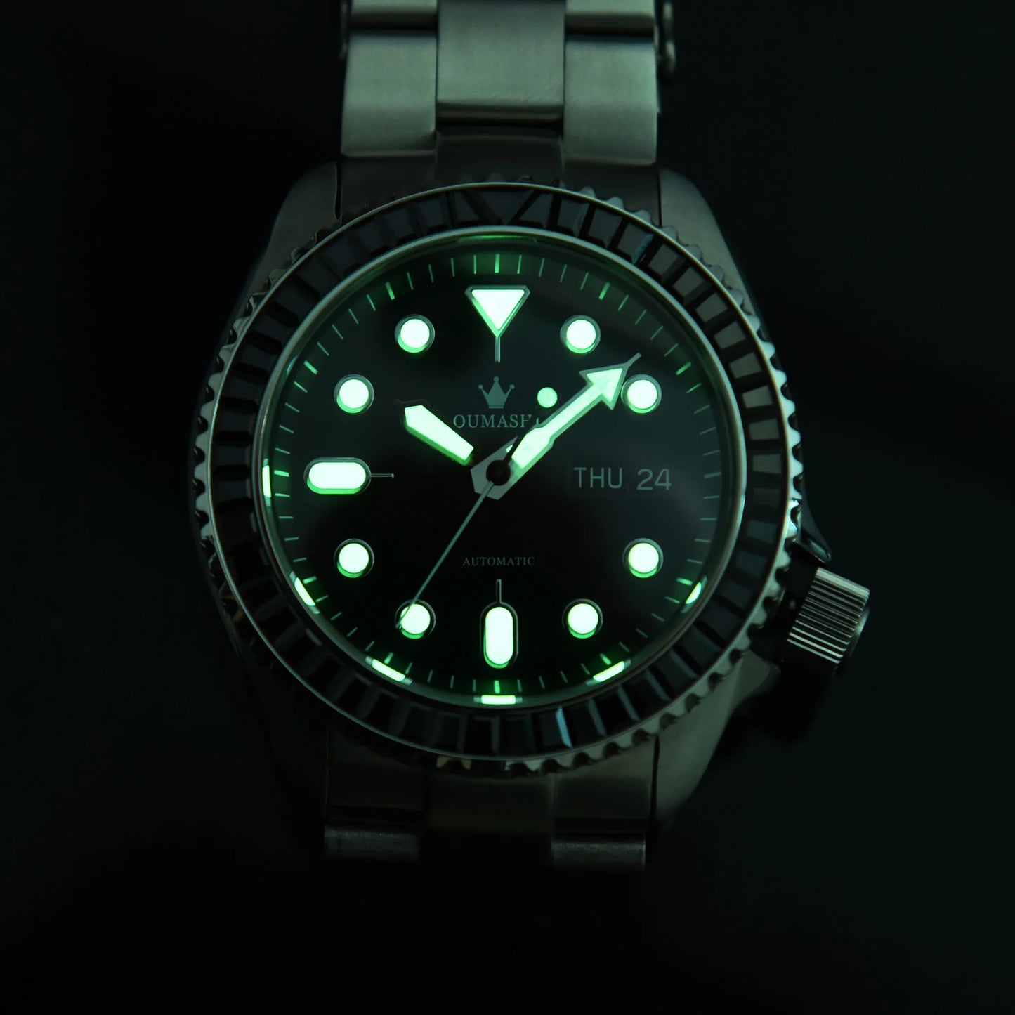 NH36 Watch SKX007  Men Watch New Men Luxury Automatic Mechanical NH35 Watch Movement Stainless Steel Waterproof Watch