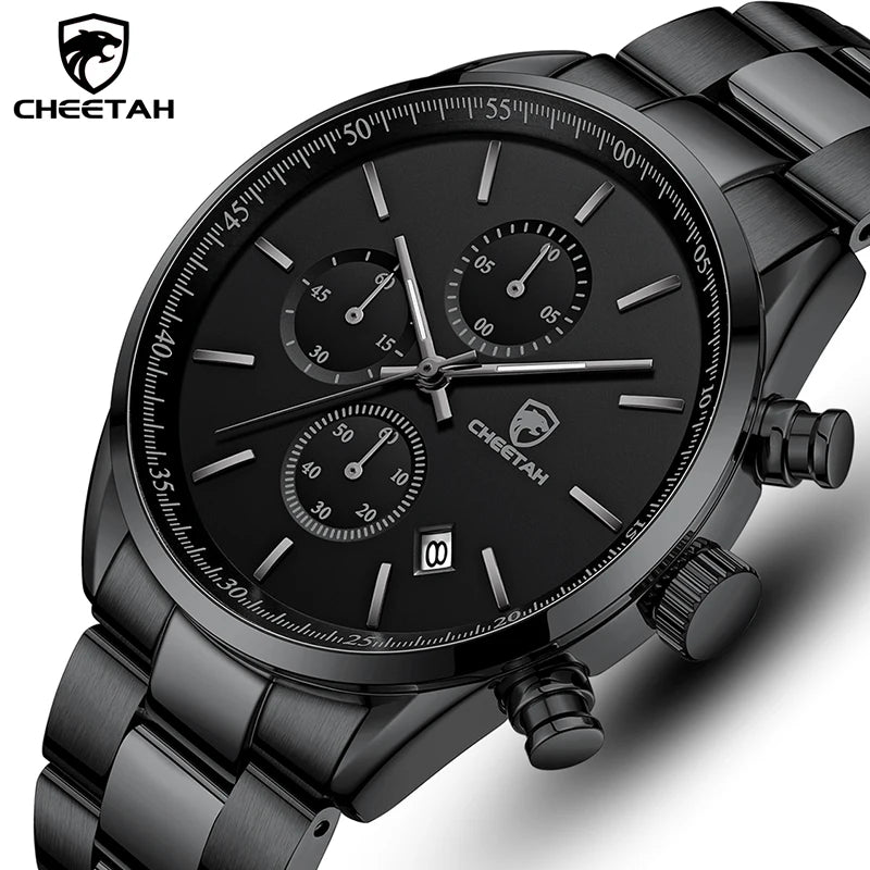 New  Watches for Men Top Brand Luxury Fashion Business Quartz Men’S Wristwatch Stainless Steel Waterproof Sports Clock