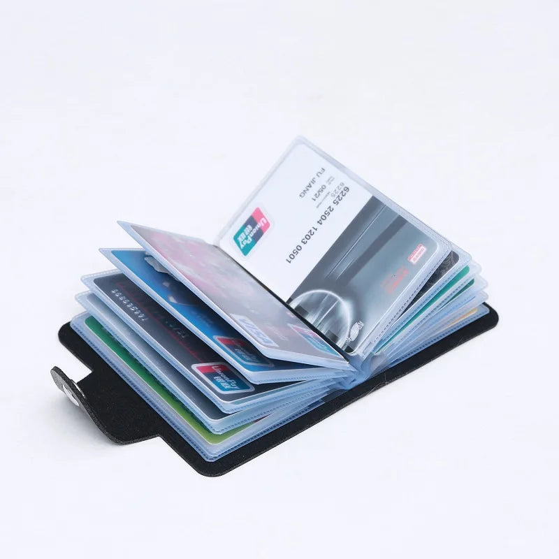 New Credit ID Card Holder Wallet Aluminum Slim Pop up Wallet for Men Women RFID Blocking Cardholder Minimalist Wallet